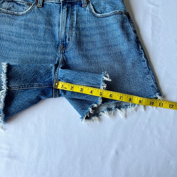 Abercrombie and Fitch The Dad Short Cut-Off High Rise Sz 28 - Picture 9 of 13